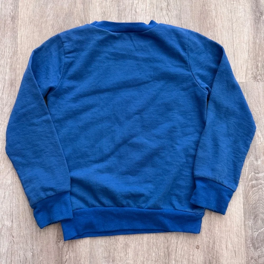 Disney Junior Mickey Mouse Blue Graphic Sweatshirt Kids 4T Pullover